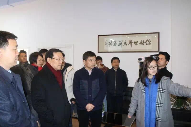 杭州市市委领导莅临公司考察指导
