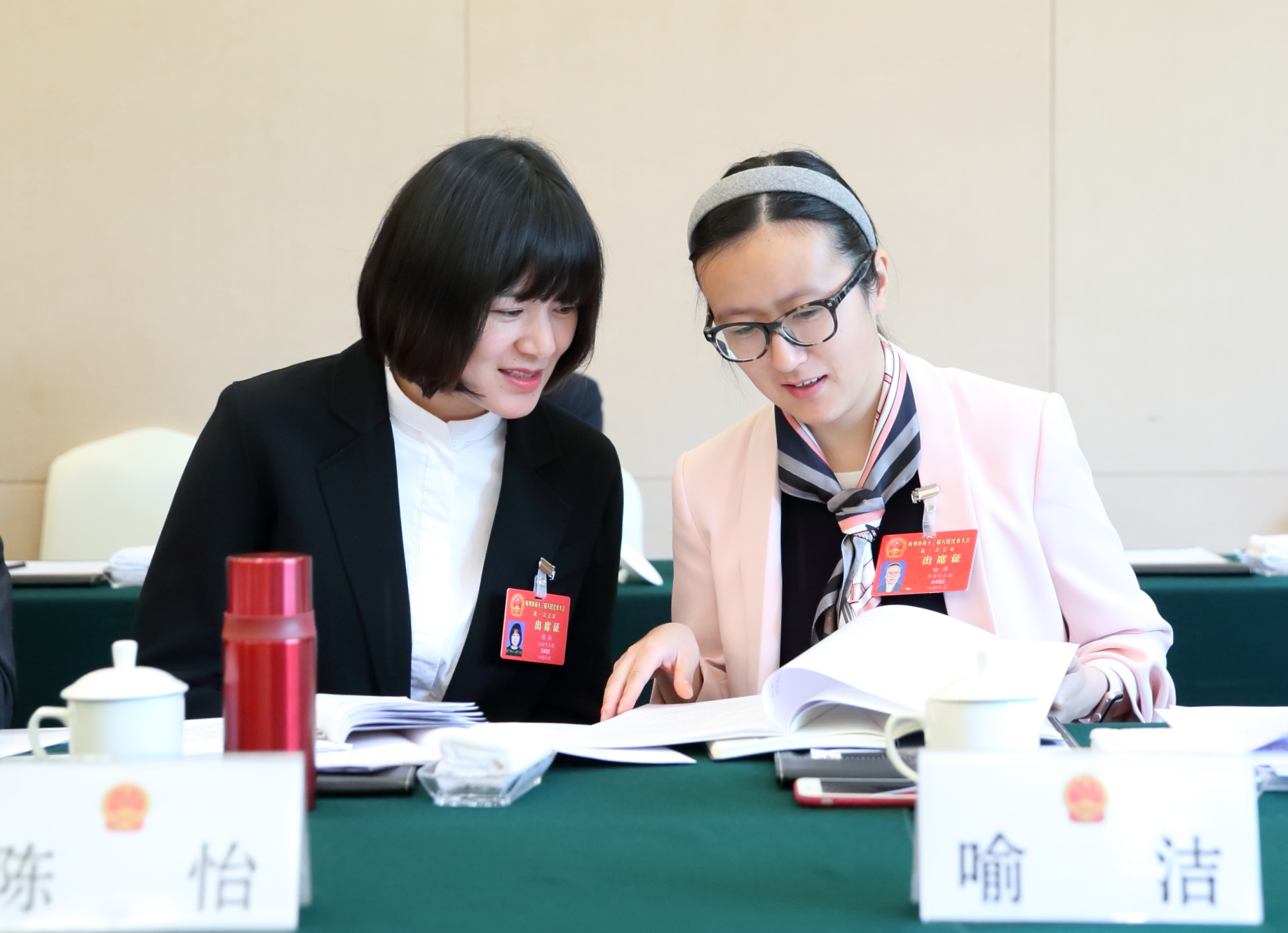 总裁喻洁荣幸得成为杭州市十三届人大一次会议临安代表团一员